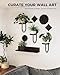 Bamworld Hanging Planters for Indoor Plants Wall Plant Holder Plant Hanger Indoor Wall Planters Window Plant Shelves Hanging Plant Holder Window Plant Hanger Plant Decor Black 3pcs