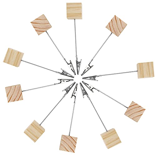 Porte-Photos Pince Crocodile 12pcs - Support Mémo Métal Argent/Or - Pour Table, Bureau, Mariage