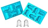 Star Wars R2-D2 Cubitera Azul, 100% Silicona,