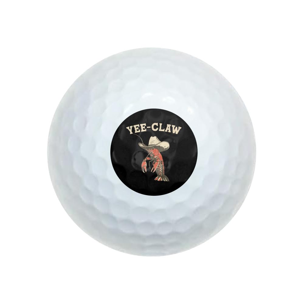 GRAPHICS & MORE Yee-Claw Crawfish Novelty Golf Balls 3 Pack