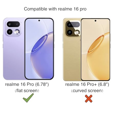 Image of FAD-E Tempered Glass Screen Protector Guard Compatible for Realme 16 Pro 5G (6.78 inch)