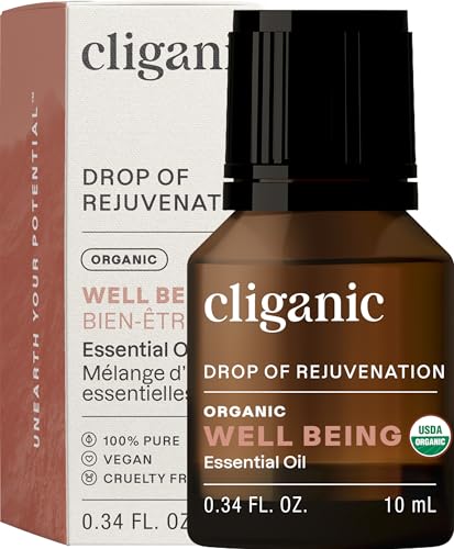 Cliganic Organic Essential Oils Blend - Well Being -...