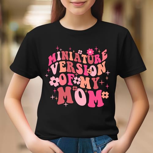 Image of BeWithYou Flower Girl Shirt Cute Preppy Shirts for Girls Funny Letter Print T Shirt Floral Kids Graphic Summer Tees Tops