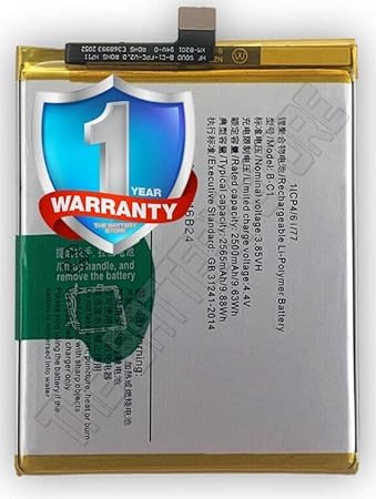 Image of Original B-C1 Battery for Vivo Y53, Y53A, 1606A Battery with 1 Year Warranty ** (Y00000293)