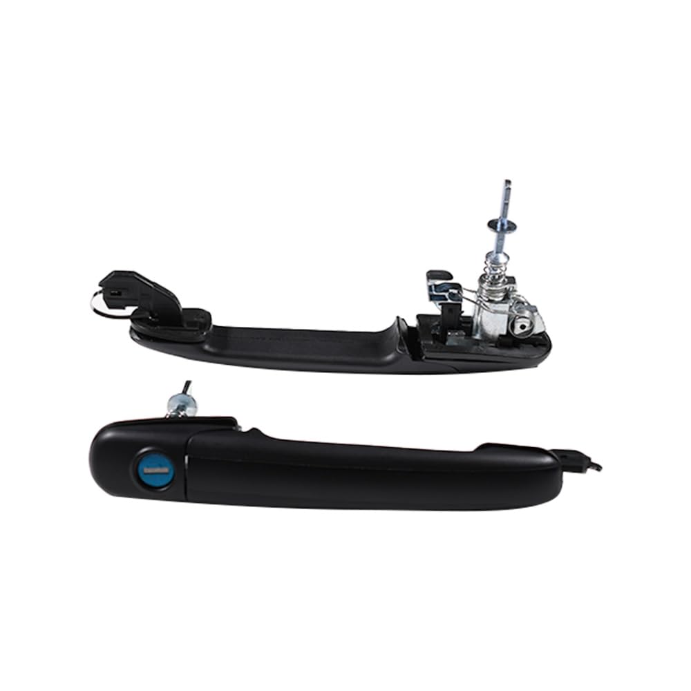 Maniglia per porta esterna per auto con chiave, porta anteriore sinistra e destra, compatibile con VW Sharan Polo 6N0837207C 6N0837207D