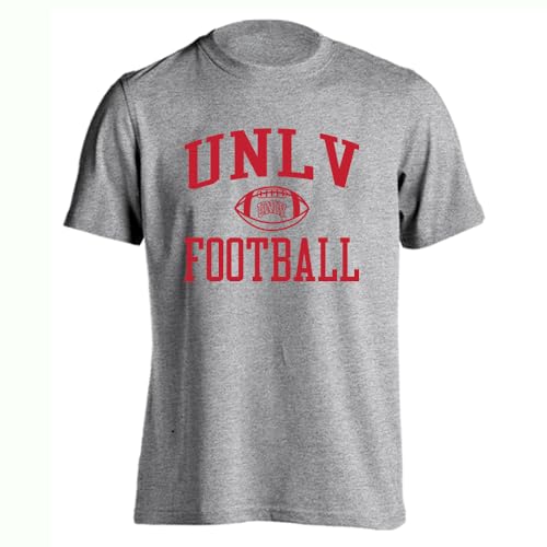 Sport Your Gear UNLV Rebels Football Game Day Traditions Short Sleeve Athletic Heather XL T-Shirt – Officially Licensed College Fan Tee – Nevada, Las Vegas Rebels Apparel