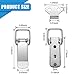 Hotop 4Pcs Latch Spring Loaded Toggle Latch Stainless Steel Catch Hasp Clamp Clip Lock for Tool Box Cabinet, Wooden Case, Jewelry Box, Chest