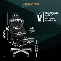 noblechairs Epic Gaming Stuhl - Mercedes-AMG Petronas F1 Team Edition – Ansicht 3