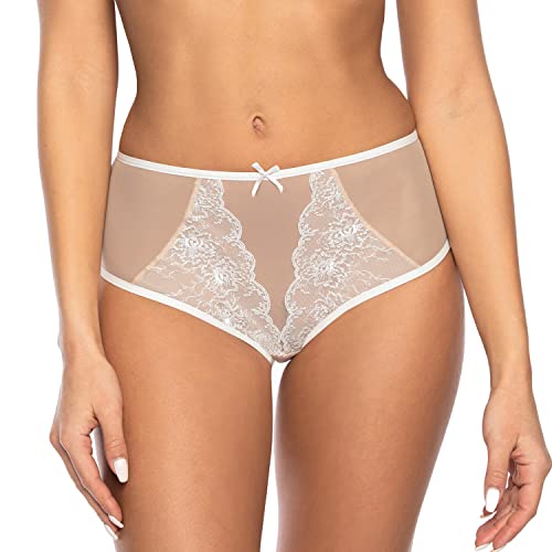 Mat culotte slip classique Mariella d'une finesse absolue en beige clair