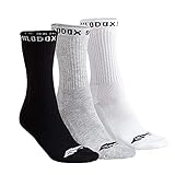 SMILODOX Unisex Tennissocken High Cut 3er Pack für Sport und Freizeit aus Baumwolle - Accessoire mit Print, Größe:35 - 38