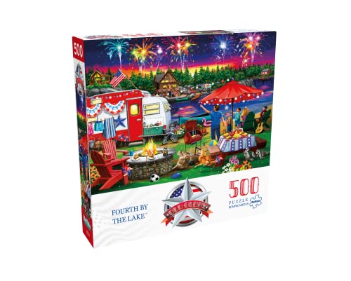 Buffalo Games - Fourth by The Lake - 500 Piece Jigsaw Puzzle, Multicolor - Image 3
