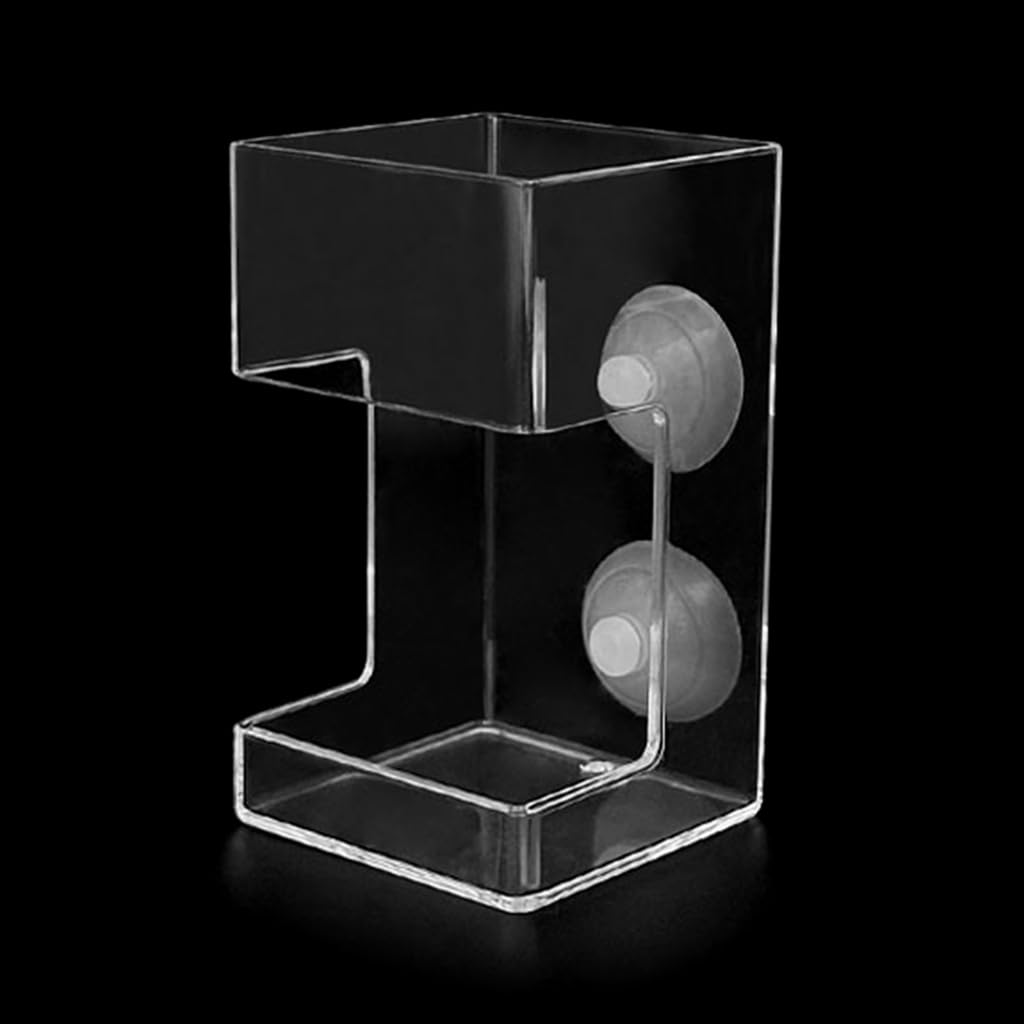 URTERYSER Feeder Tools, Aquarium Feeding Tray Bowl Aquarium Shrimp Fishtank Feeding Tool with Suction Cup Feeding Feeder