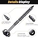 Lag Screws #14 x 3 Inch, 30Pcs Heavy Duty Structural Wood Screws T30 Star Bit