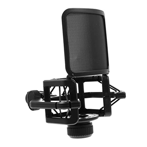 OFFSCH 1 Set Microphone Shockmount Stand with Mic Shield Filter Vibration Bracket for Noise Reduction and Stability Microphone Accessories