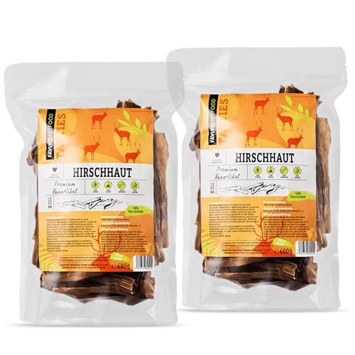 Produktbild von FAVLY Petfood Hirschhaut - 1,2 kg