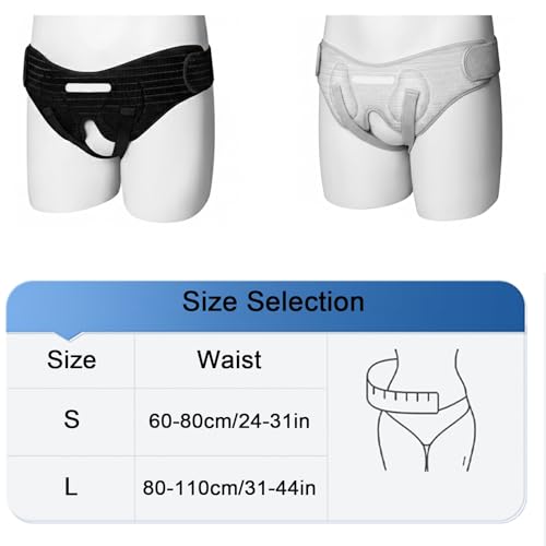 Faja para Hernia para Hombre Talla Small Negro miniatura 2