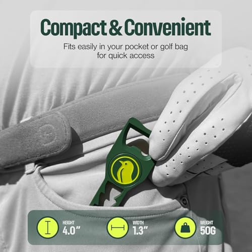 BirdieWorks 7-in-1 Metal Divot Tool