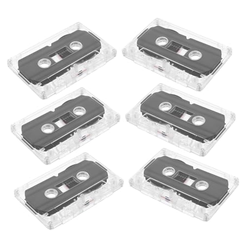 NUOBESTY 6pièces Cassettes Audio Vierges De Cassettes Enregistrables Vierges pour Enregistrement