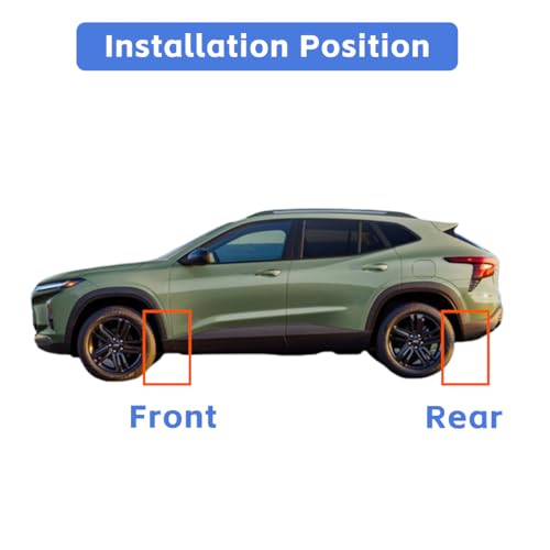 Image of Mud Flaps for 2024 2025 2026 Chevy Chevrolet Trax Splash Guards Mud Guards Front & Rear SUV Set of 4PCS Black Heavy Duty Compatible with Trax MudGuards Exterior Accessories