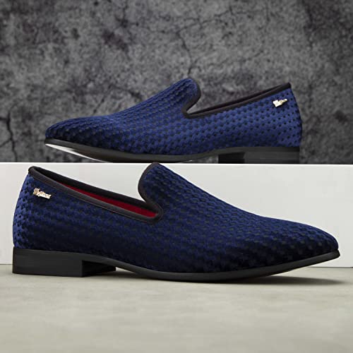 Image of Meijiana Mens Loafers Wedding Dress Shoes Slip-On Loafers for Men Tuxedo Suit Shoes
