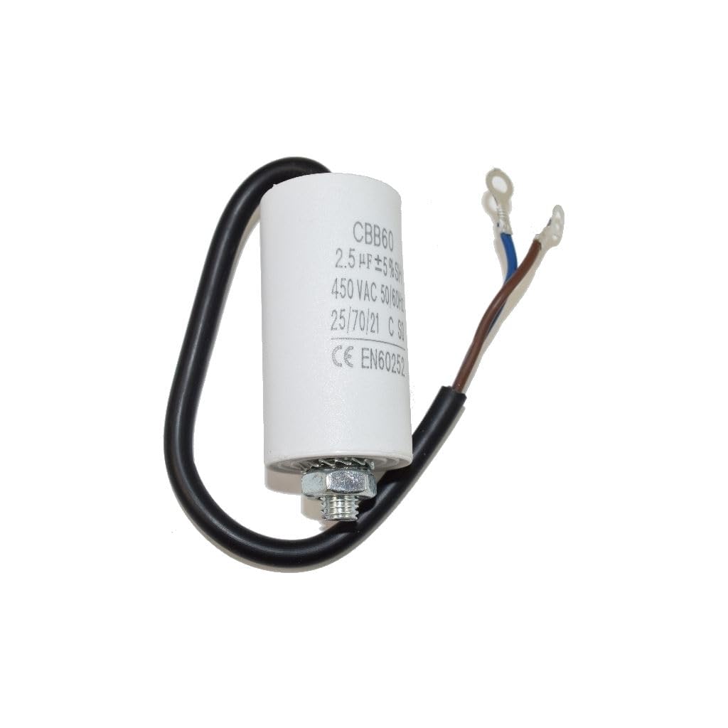 Ufixt Fits Universal 2.5Uf Capacitor With 22Cm Cable Connectors