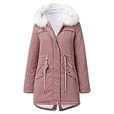 fibra NP Chaqueta de invierno para mujer Abrigos acolchados Mujer Parkas Larga Capucha
