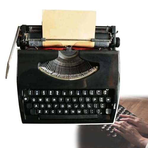 Machine à écrire manuelle portable rétro ancienne pour écriture de lettres et notes - 2