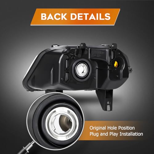 LBRST Headlight Assembly Compatible with for Chevrolet HHR 2006-2011 Bulbs Not Included GM2502262 GM2503262 15827441 15827442 by LBRST - Image 4