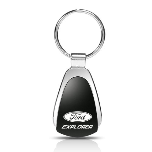 Au-Tomotive Gold, INC. Ford Explorer Black Tear Drop Key Chain