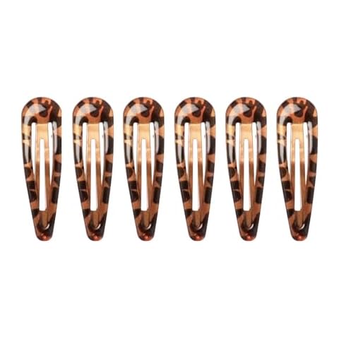 HD Novelty 6 Pcs Snap Hair Clips Cover
