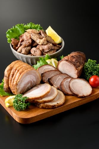 鹿児島ますや 鹿児島黒豚チャーシュー 炭火焼豚 詰合せ(チャーシュー・炭火焼豚:各約200g、豚珍かん:約150g×2パック・計約700g)[入金確認後、1ヶ月以内に発送予定]