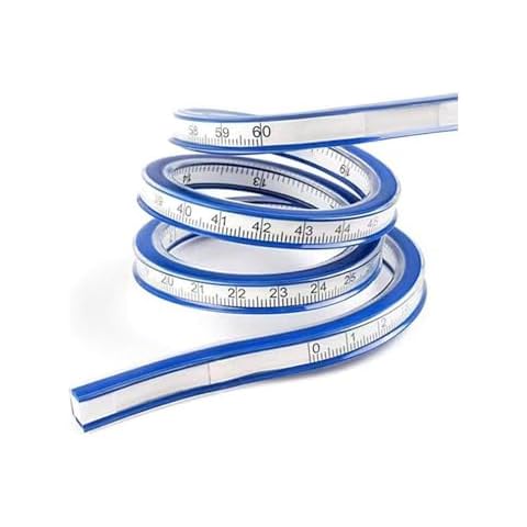 Curve Ruler,24 Inch Flexible Rulers for Drawing and Sewing,Bendable,Curve Template,for Engineering Cover