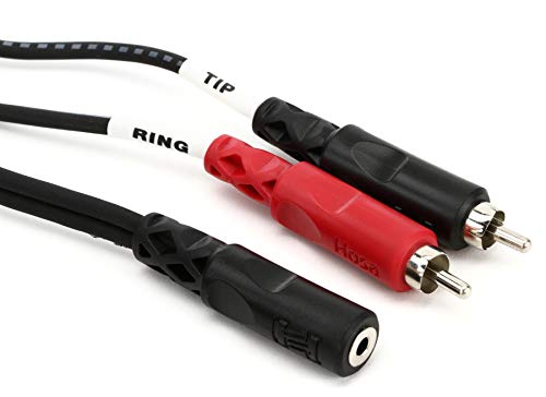 Cable Hosa CFR-210 con conector 3.5mm a RCA 10 pies miniatura 1