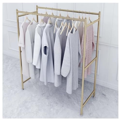 Portants pour vêtements suspendus et présentoir portable robuste en métal pour magasin