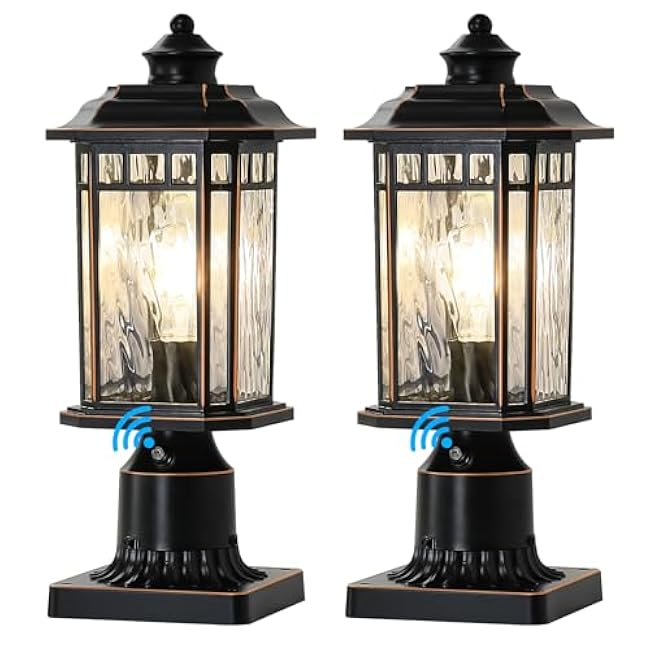DASTOR Outdoor Post Lights Outdoor Lamp Post Light Post Outdoor Lighting