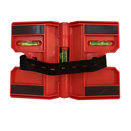 Image of 2 Pack Folding Magnetic Post Level for Pipe, Post and Beams Leveling