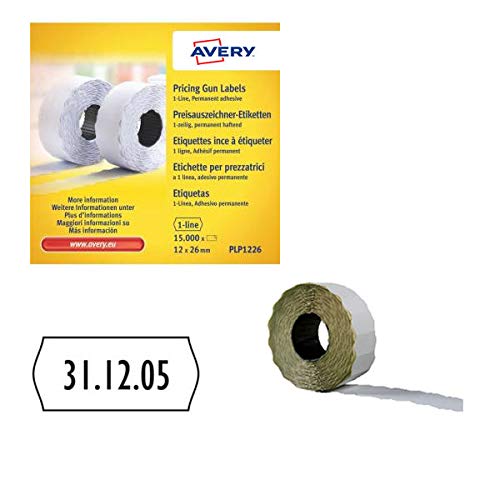 Avery PL1/8 Starter Kit Pricing Gun 1 Line With 7 Rolls + Ink | UK