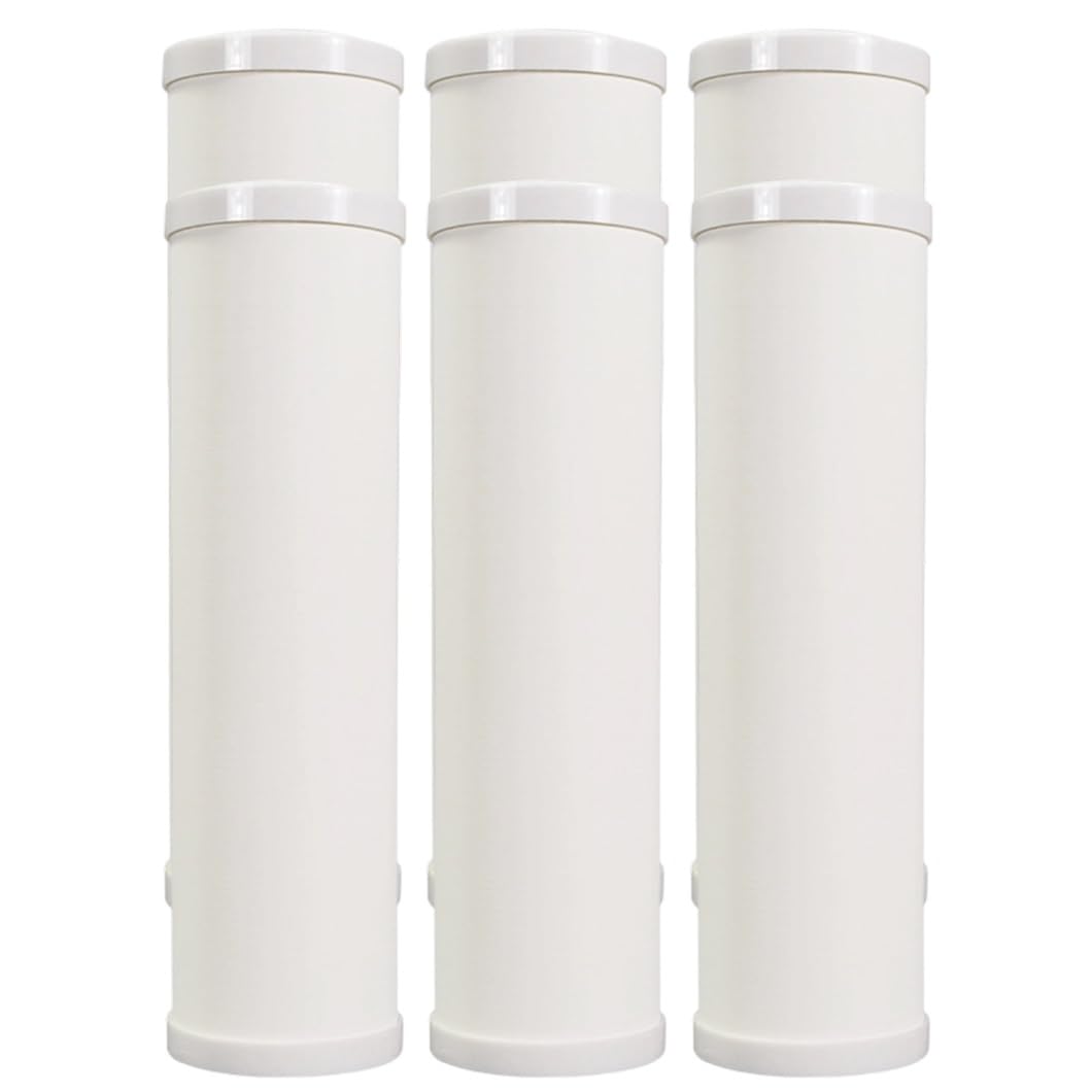 6 sztuk ceramicznych wkładów filtracyjnych zamiennych 10x2,7in,0,1 mikrona,odpowiednich filtrów wody blat,prefiltracji odwróconej osmozy systemów filtracji grawitacyjnej