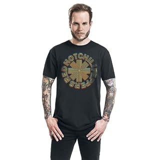 Red Hot Chili Peppers Abstract Logo Homme T-Shirt Manches Courtes Noir Regular/Coupe Standard – Image 3