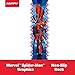 Huffy Marvel Spider-Man Electro-Light Inline Scooter for Kids, Blue