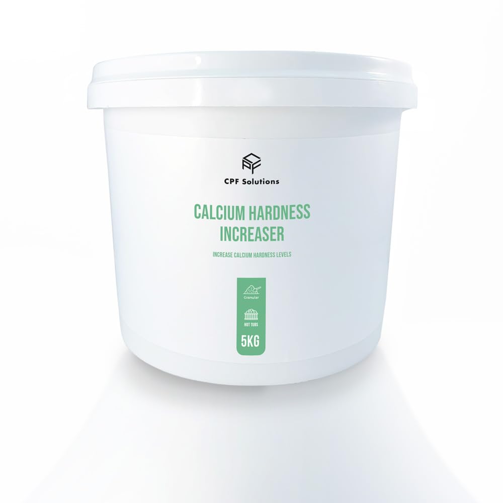 CPF Solutions Calcium Hardness Increaser, Calcium Chloride, Hardness Increaser - 5kg for Spas, Hot Tubs, Swim Spas and Swimming Pools