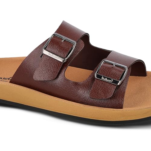 Image of WALKAROO Men's Fashion Sandal with Cushion Insole and Lightweight - WE1333