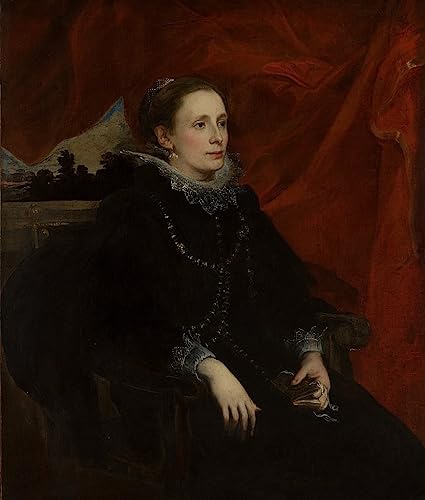 Tableau célèbre imprimé sur toile 60x90cm reproduction du portrait Durazzo pour salon haut de gamme