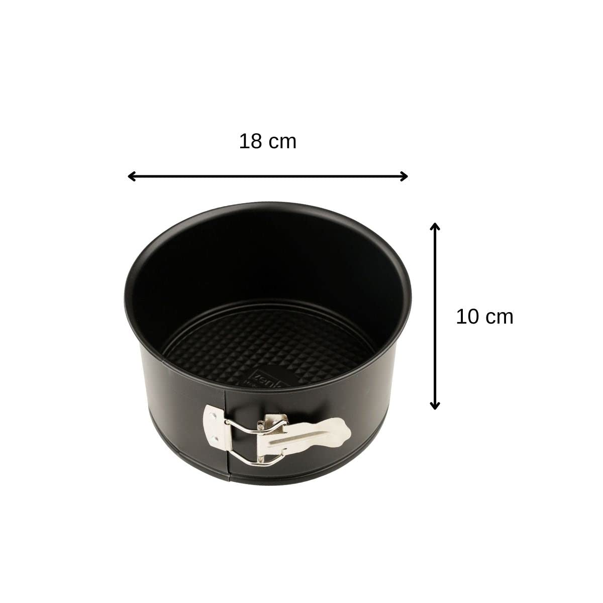 Zenker 7520 Panettone Blacha na tort Special Countries Ø 18,5 x 10 cm w kolorze czarnym, stal nierdzewna