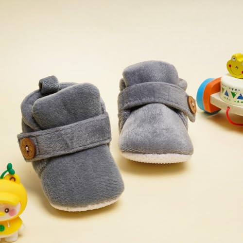 Image of Neska Moda Baby Boys & Baby Girls 6 to 12 Months Velvet Booties