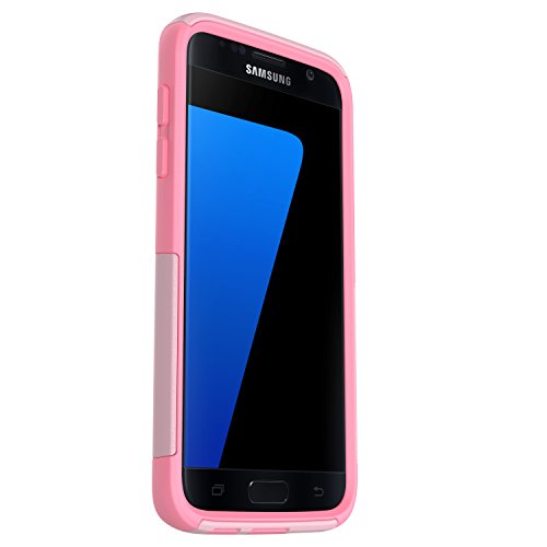 OTTERBOX Commuter Series Case for Samsung Galaxy S7 - Retail Packaging - Bubblegum Way (Bubblegum Pink/Seashell Pink)