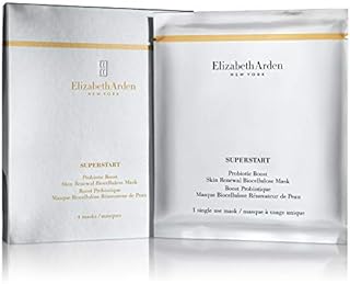 Elizabeth Arden Superstart Probiotic Boost Skin Renewal Biocellulose maska na twarz, 4 maski