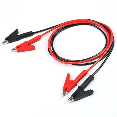 Image of 2PCS Alligator Clips with Wires, 3.3Ft Double-Ended Electrical Alligator Clips