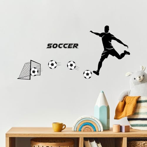 Vinilo decorativo 3D de fútbol, 104x50 cm, impermeable miniatura 7