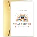 Goroar Cute Thank You Card for Women Men, Appreciation Gifts for Teacher Boss Friend Mom Dad